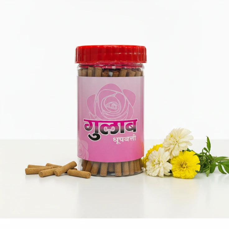 GULAB INCENSE DHOOPBATTI – 115GMS